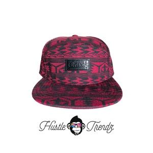Men’s Red Black Original Chuck SnapBack Hat